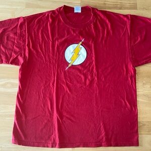 Vintage 2000s The Flash DC Comics Lightning Graphic Mens XL USA Made Retro Y2K